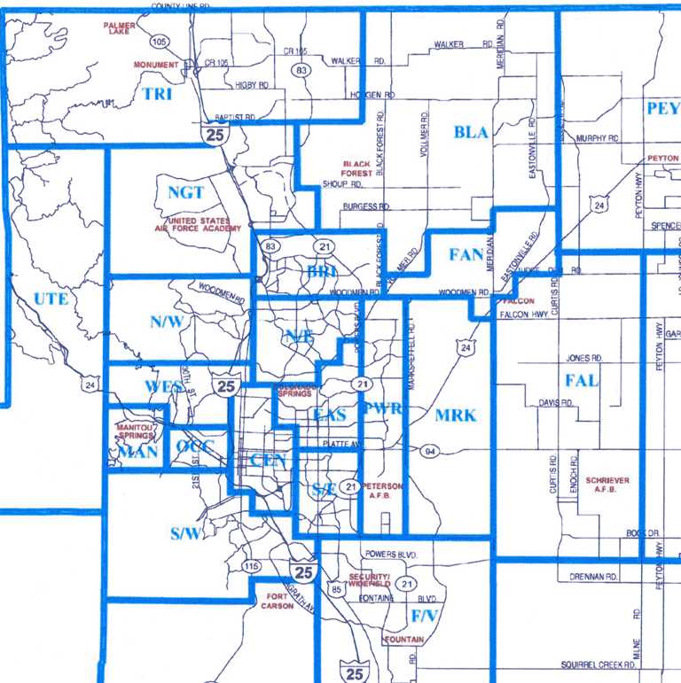 Neighborhoods Area Information For Colorado Springs Real Estate