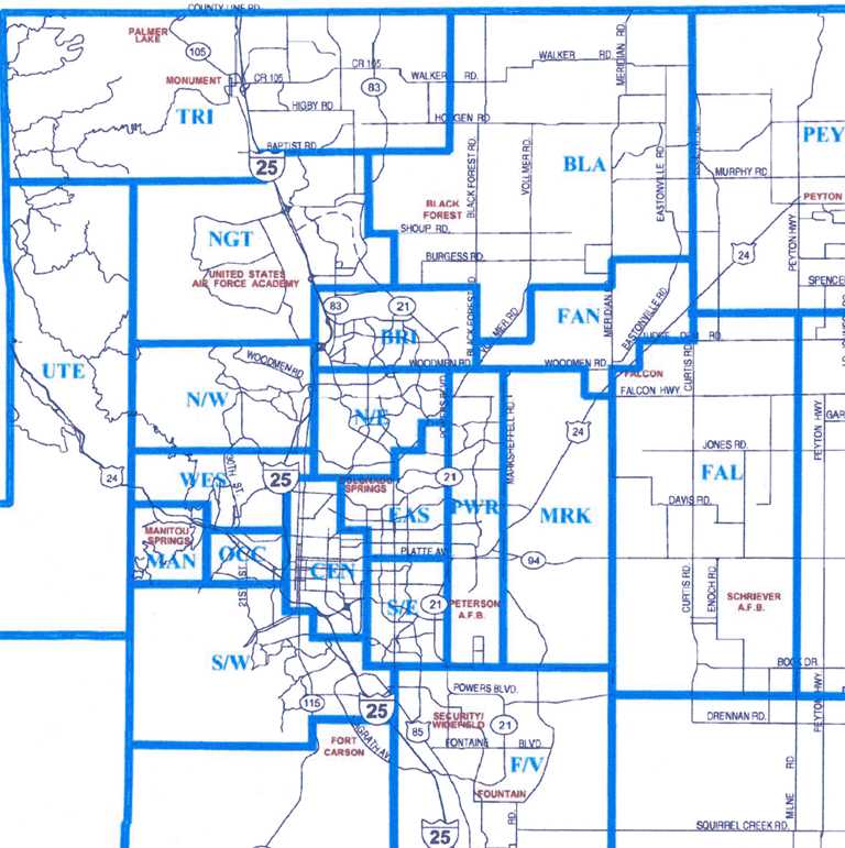 Neighborhoods Area Information For Colorado Springs Real Estate Brian L A Wess Veteran Owned Realtor Real Estate Consultant