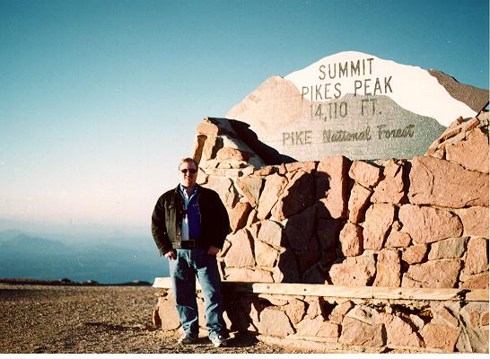 Brian L. A. Wess on Pikes Peak
